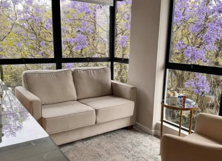 Sala de atendimento do consultório